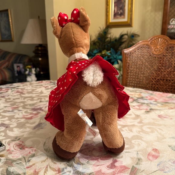 Clarice from Rudolph Red Nosed Reindeer 15" Plush Build a Bear w/ Dress & Bow - Picture 4 of 7